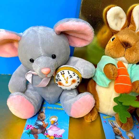 PETER RABBIT 1998 NWT PETER COTTONTAIL’S FAIRYTALE FRIENDS CVS PLUSH STUFFINS - Picture 7 of 16